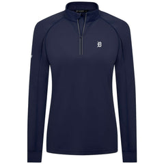 Detroit Tigers Levelwear Women's Kinetic Insignia Quarter-Zip Pullover discount