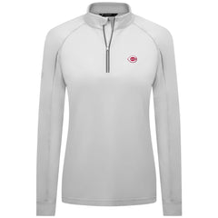 Cincinnati Reds Levelwear Women's Kinetic Insignia Quarter-Zip Pullover On Sale