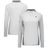 Toronto Blue Jays Levelwear Women's Moxie Insignia Quarter-Zip Pullover for sale