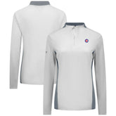 Chicago Cubs Levelwear Women's Moxie Insignia Quarter-Zip Pullover Clearance
