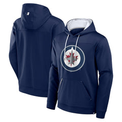 Winnipeg Jets - Fanatics Defender Pullover Hoodie Navy