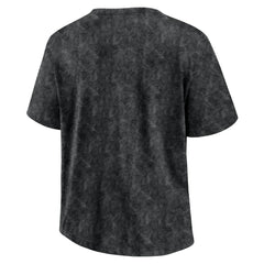 Pittsburgh Penguins Fanatics Women's Faded Wash T-Shirt Black