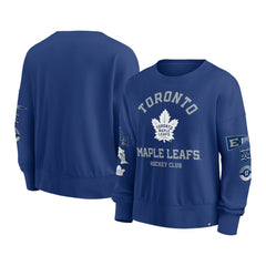 Toronto Maple Leafs - Fanatics Women's Go Team Pullover Sweatshirt Blue
