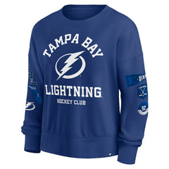 Tampa Bay Lightning - Fanatics Women's Go Team Pullover Sweatshirt Blue