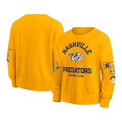 Nashville Predators - Fanatics Women's Go Team Pullover Sweatshirt Gold
