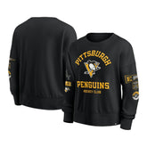 Pittsburgh Penguins Fanatics Women's Go Team Pullover Sweatshirt Black