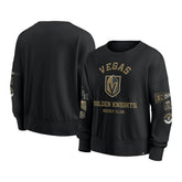 Vegas Golden Knights Fanatics Women's Go Team Pullover Sweatshirt Black