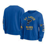 St. Louis Blues - Fanatics Women's Go Team Pullover Sweatshirt Blue