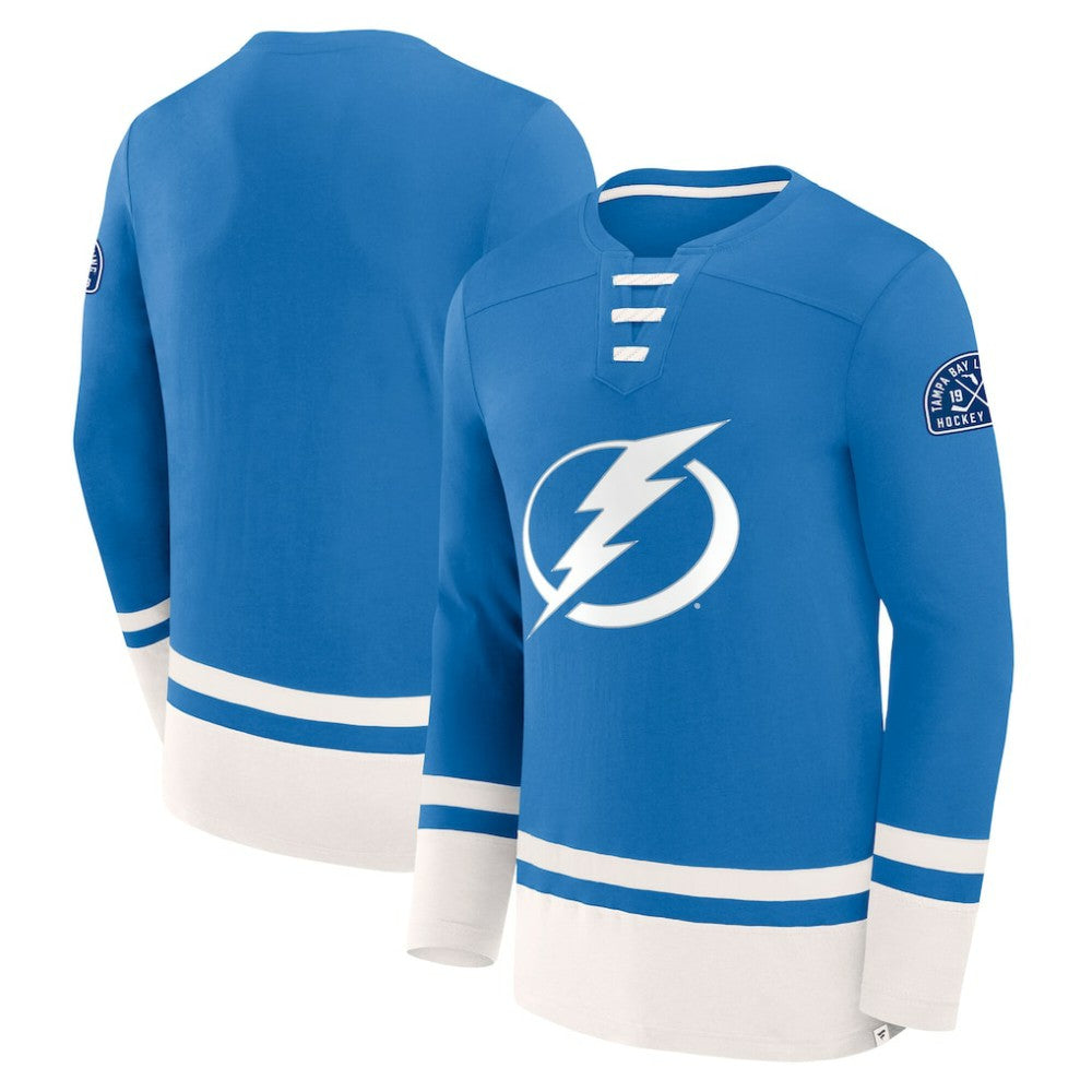 Tampa Bay Lightning - Fanatics High Point Long Sleeve T-Shirt Blue