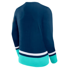 Seattle Kraken Fanatics High Point Long Sleeve T-Shirt Deep Sea Blue