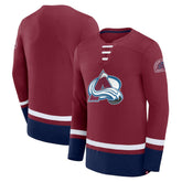 Colorado Avalanche - Fanatics High Point Long Sleeve T-Shirt Burgundy