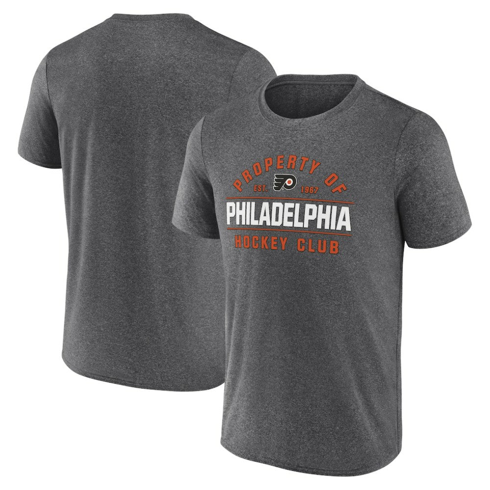 Philadelphia Flyers - Fanatics Property Of T-Shirt Heather Charcoal