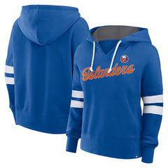 New York Islanders - Fanatics Women's Oversized Seize Pullover Hoodie Royal