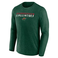 Minnesota Wild - Fanatics Transition Long Sleeve T-Shirt Heather Green