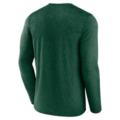 Minnesota Wild - Fanatics Transition Long Sleeve T-Shirt Heather Green