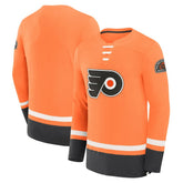 Philadelphia Flyers - Fanatics Vintage High Point Long Sleeve T-Shirt Orange
