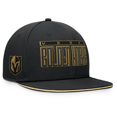 Vegas Golden Knights Fanatics Fundamental Gino Stack Snapback Hat Black