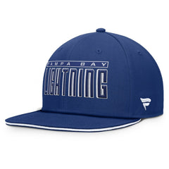 Tampa Bay Lightning - Fanatics Fundamental Gino Stack Snapback Hat Blue