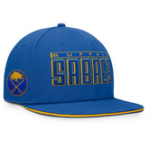 Buffalo Sabres - Fanatics Fundamental Gino Stack Snapback Hat Royal