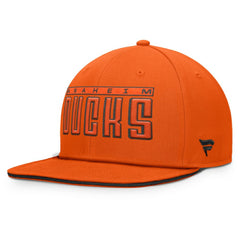 Anaheim Ducks - Fanatics Fundamental Gino Stack Snapback Hat Black