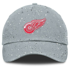 Detroit Red Wings - Fanatics Women's Heritage Snow Day Speckle Adjustable Hat Gray