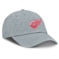Detroit Red Wings - Fanatics Women's Heritage Snow Day Speckle Adjustable Hat Gray