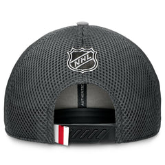 New York Rangers Fanatics Authentic Pro Home Ice Trucker Adjustable Hat Gray