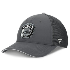 Los Angeles Kings - Fanatics Authentic Pro Home Ice Trucker Adjustable Hat Gray
