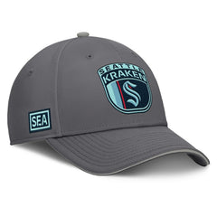 Seattle Kraken Fanatics Home Ice Flex Hat Gray