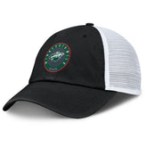 Minnesota Wild - Fanatics Averie Trucker Adjustable Hat Black/Gray