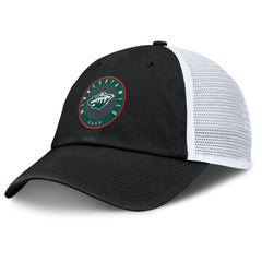 Minnesota Wild - Fanatics Averie Trucker Adjustable Hat Black/Gray