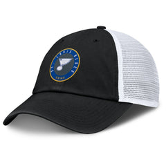 St. Louis Blues - Fanatics Averie Trucker Adjustable Hat Black/White