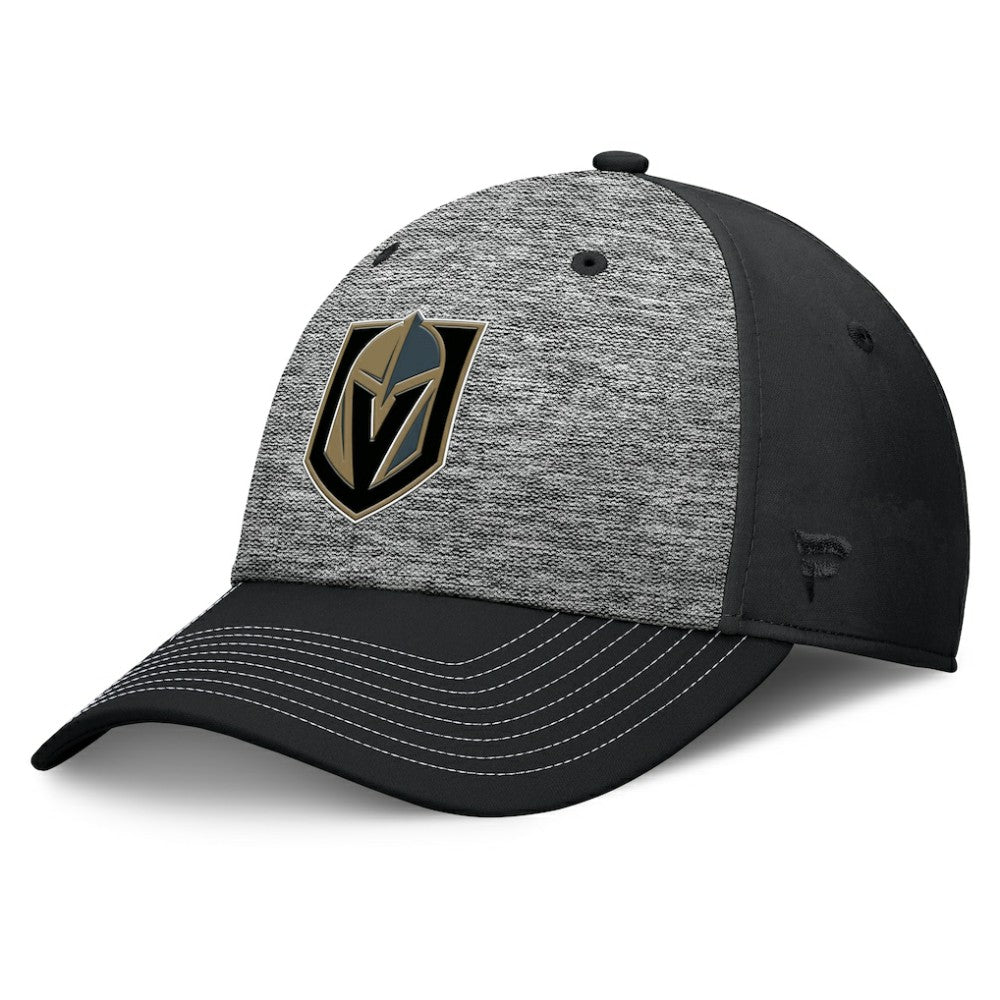 Vegas Golden Knights Fanatics Fundamental Top Shelf 2-Tone Flex Hat Gray/Black