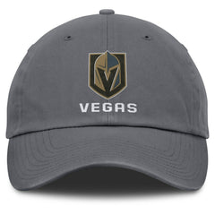 Vegas Golden Knights Fanatics Washed Adjustable Hat Charcoal