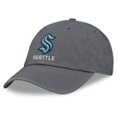 Seattle Kraken Fanatics Washed Adjustable Hat Charcoal