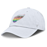Detroit Red Wings - Fanatics PRIDE Adjustable Hat White