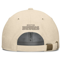 Boston Bruins Fanatics Front Office Canvas Adjustable Hat Tan