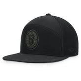 Boston Bruins Fanatics Front Office Adjustable Hat Black