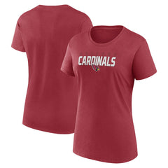 Arizona Cardinals Logo Athletic Women's Lean T-Shirt Cardinal - NFL