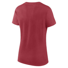 Arizona Cardinals Logo Athletic Women's Lean T-Shirt Cardinal - NFL