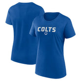 Indianapolis Colts Logo Athletic Women's Lean T-Shirt Royal - NFL