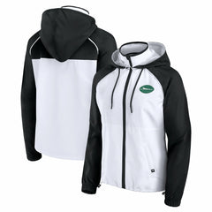 New York Jets Women's Full-Zip Anorak Hoodie Jacket White - Fanatics