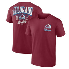 Colorado Avalanche - Logo Athletic Never Over T-Shirt Burgundy