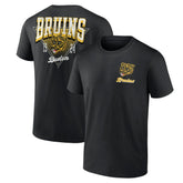 Boston Bruins Logo Athletic Never Over T-Shirt Black
