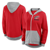 Carolina Hurricanes - Logo Athletic Women's Hit It French Terry Full-Zip Hoodie Red