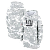New York Giants Women's 2024 Salute To Service Club Fleece Oversized Pullover Hoodie Arctic Camo - Nike