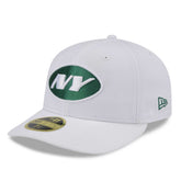 New York Jets New Era Omaha Low Profile 59FIFTY Fitted Hat White - NFL