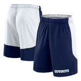 Dallas Cowboys Launch Shorts Navy/White - Fanatics