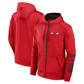 Fanatics - Chicago Bulls Baller Defender Performance Full-Zip Hoodie - Red