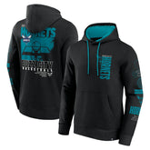 Fanatics - Charlotte Hornets Game Time Crossover Pullover Hoodie - Black